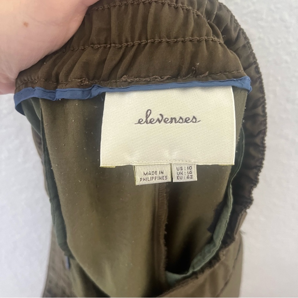 Anthropologie Elevenses Women's Aubrey Cargo Trousers Pants size 10 US - Picture 14 of 15
